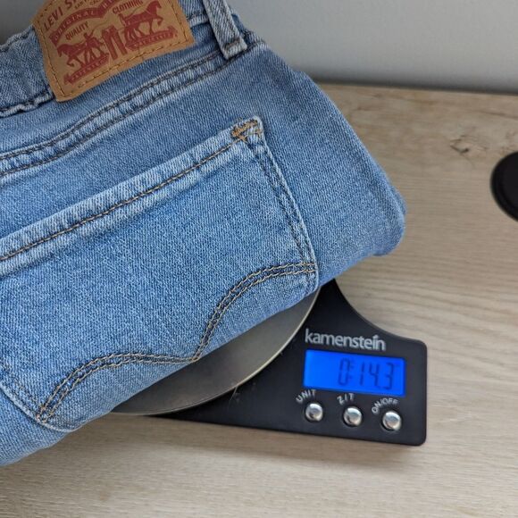 Levi's 711 Skinny Light Wash Mid Rise Ankle Jeans Women's 27 - Picture 12 of 12